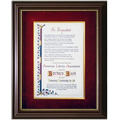 Mahogany Brown Or Antique Gold Illuminated Awards (17"x20")